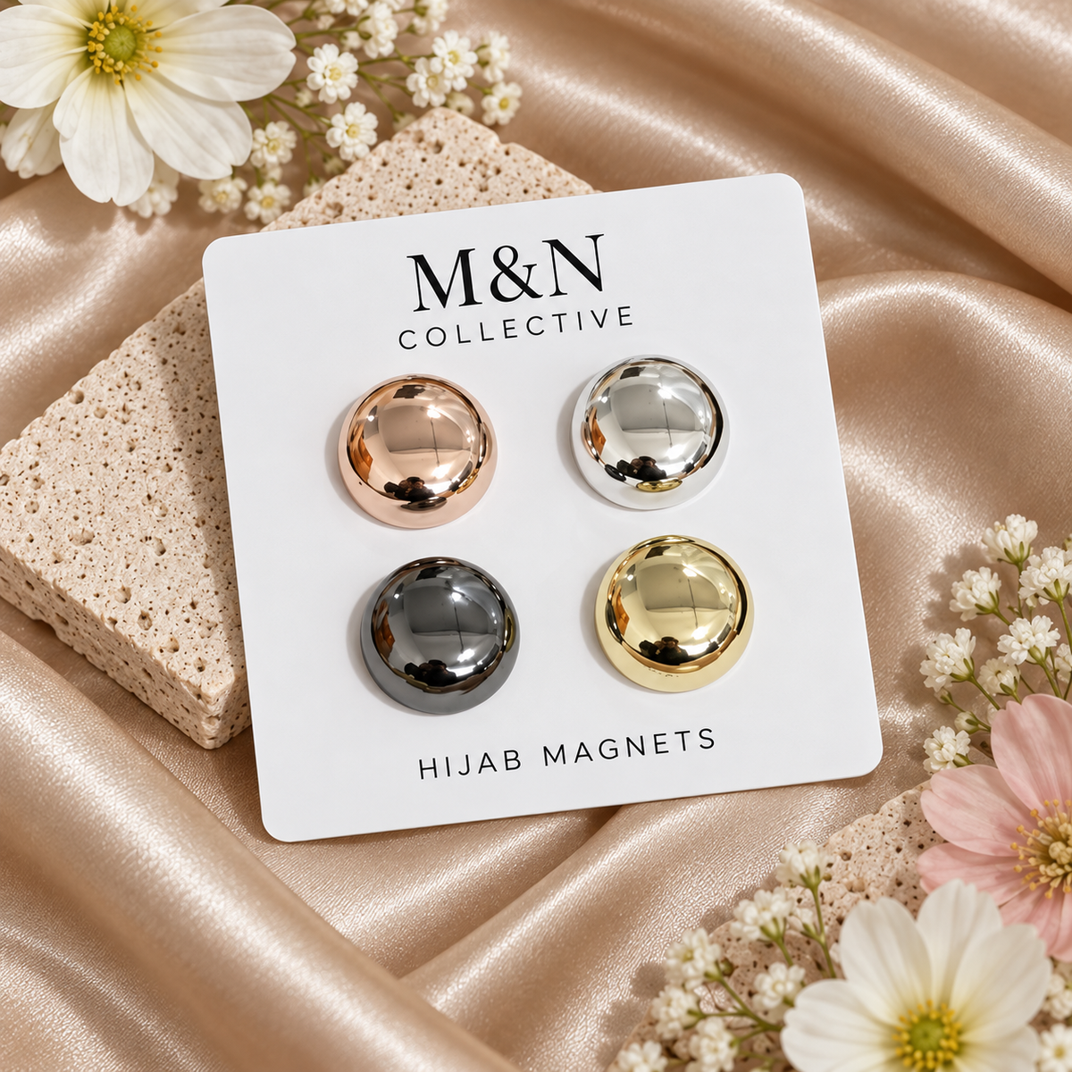 NEW Hijab Magnet Sets (4-pack) in 4 variants