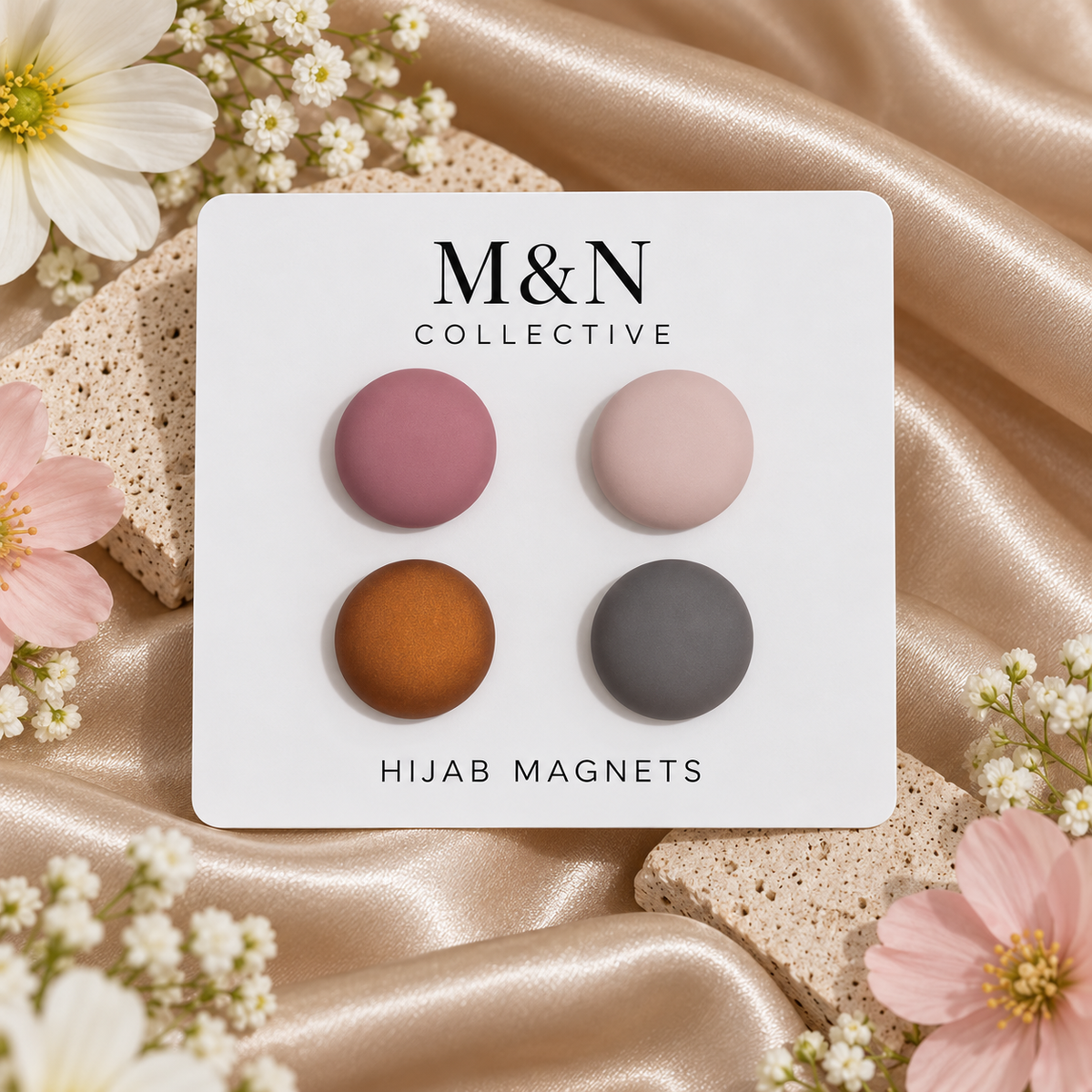 NEW Hijab Magnet Sets (4-pack) in 4 variants