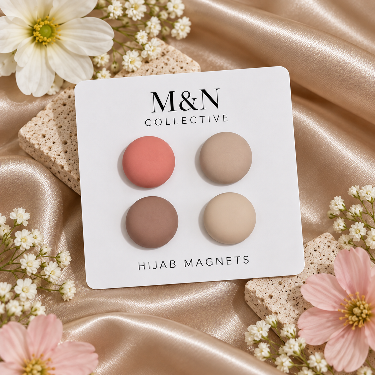 NEW Hijab Magnet Sets (4-pack) in 4 variants