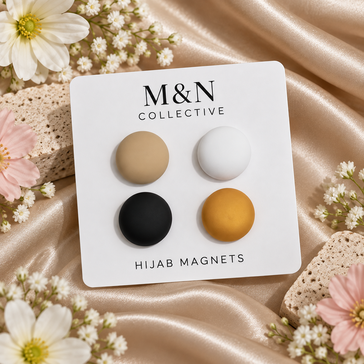 NEW Hijab Magnet Sets (4-pack) in 4 variants