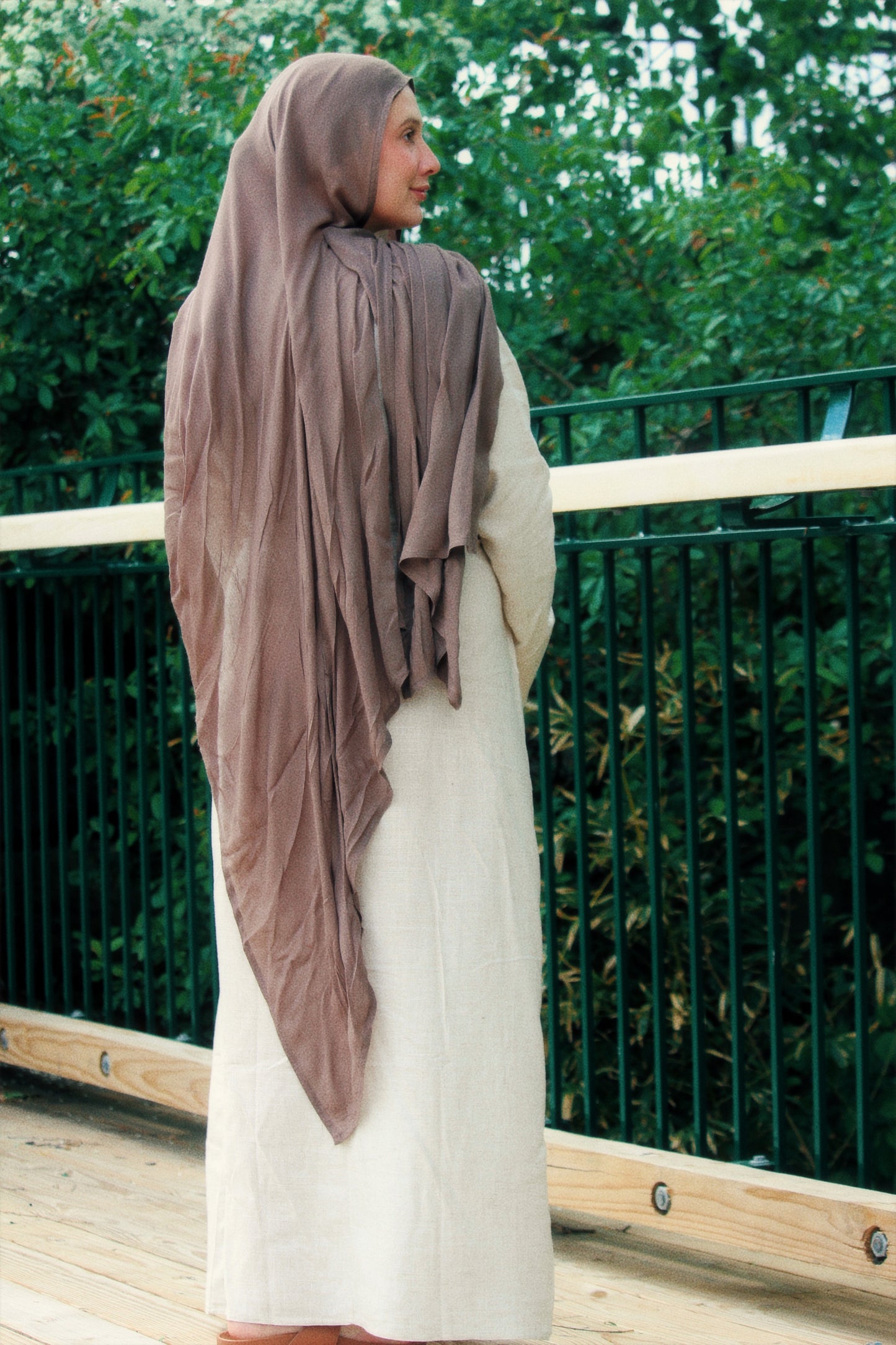 Iffah Linen Wrap Dress