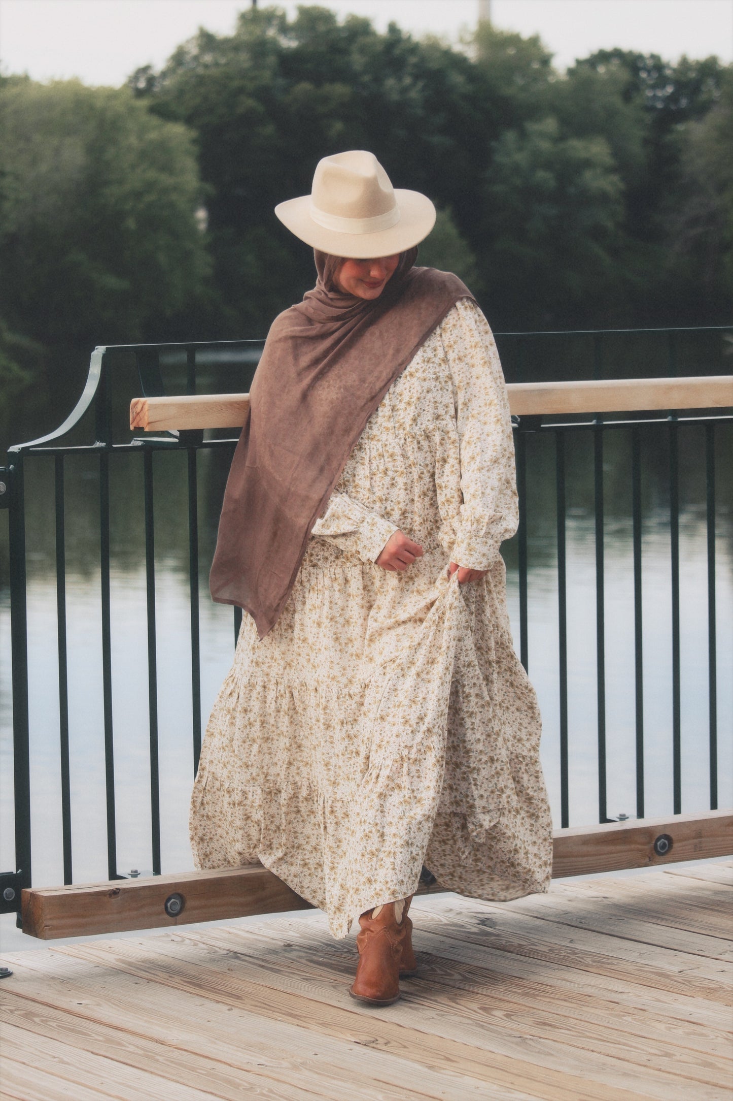 Zahra Floral Maxi Dress