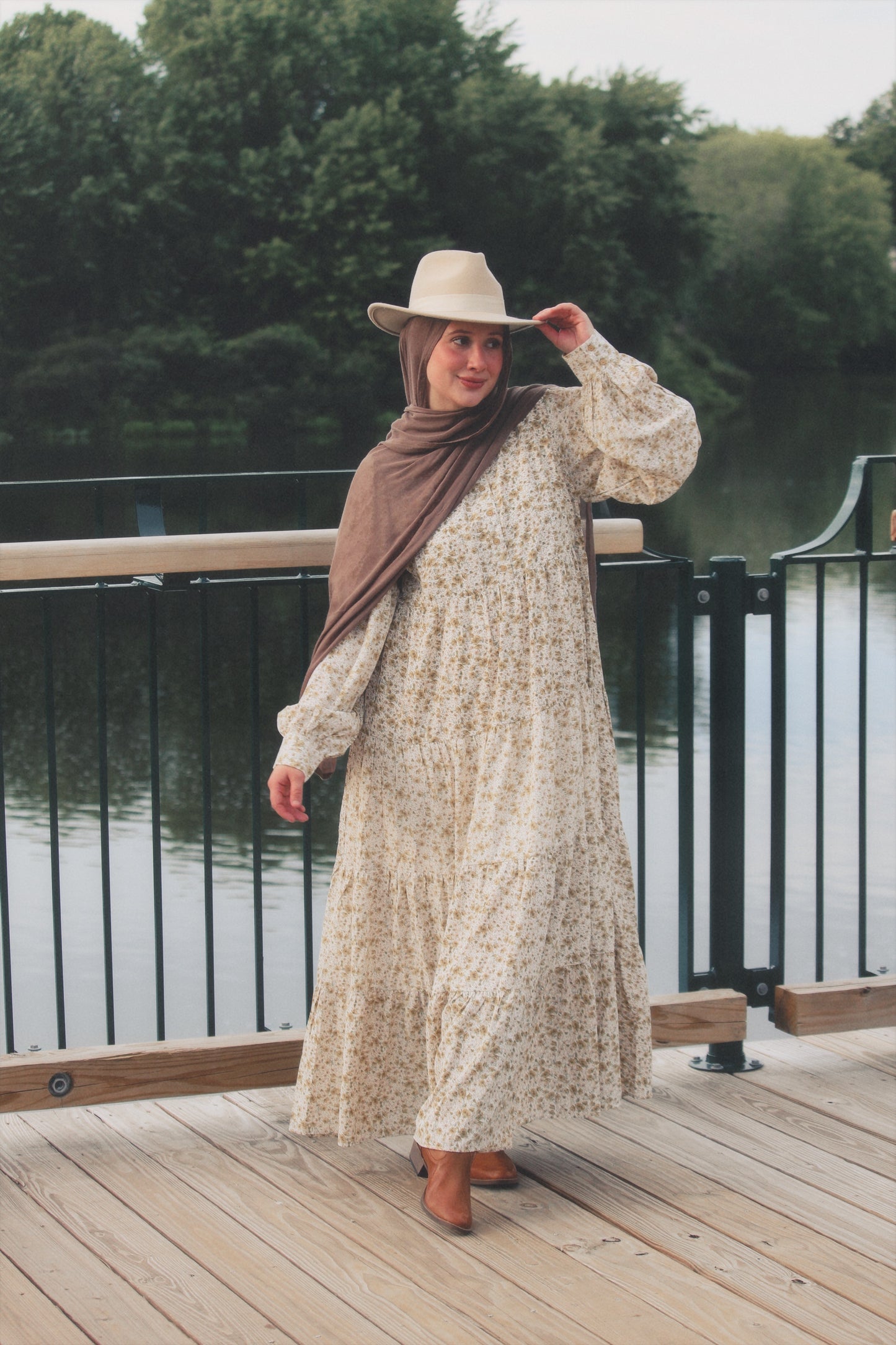 Zahra Floral Maxi Dress