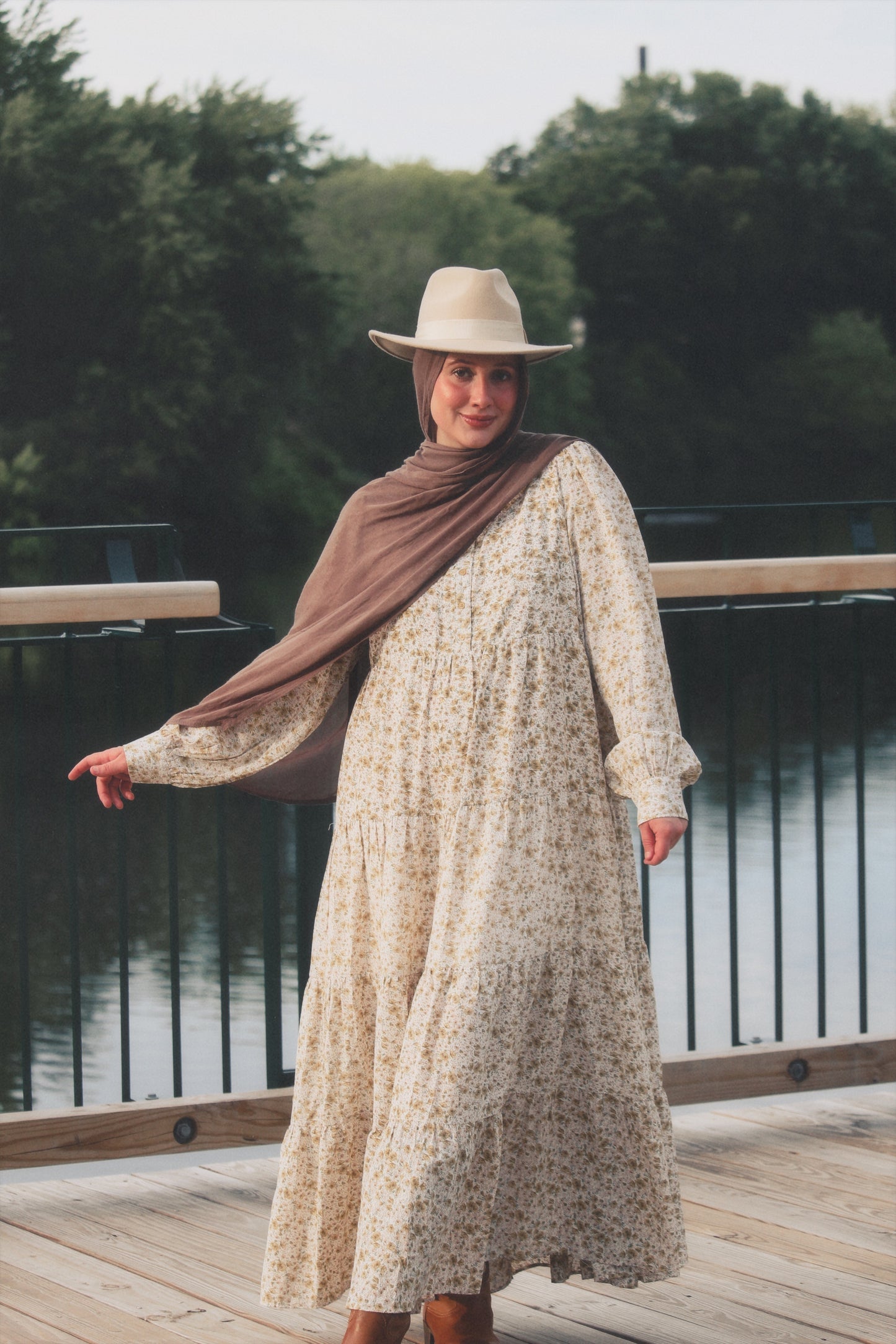 Zahra Floral Maxi Dress